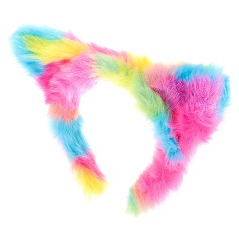 Furry Rainbow Cat Costume Set- 3 Pack | Claire's