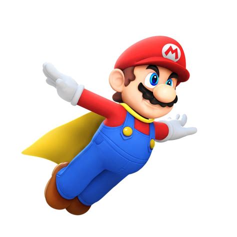 Cape Mario Render SMW25th anniversary | Super mario bros, Super mario ...