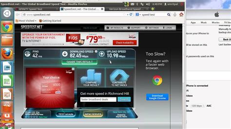 Verizon FIOS Speed Test 75/35 Mbps NYC Queens - YouTube