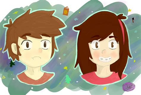 [Fanart] - Dipper and Mabel by DeadAppleToast on DeviantArt