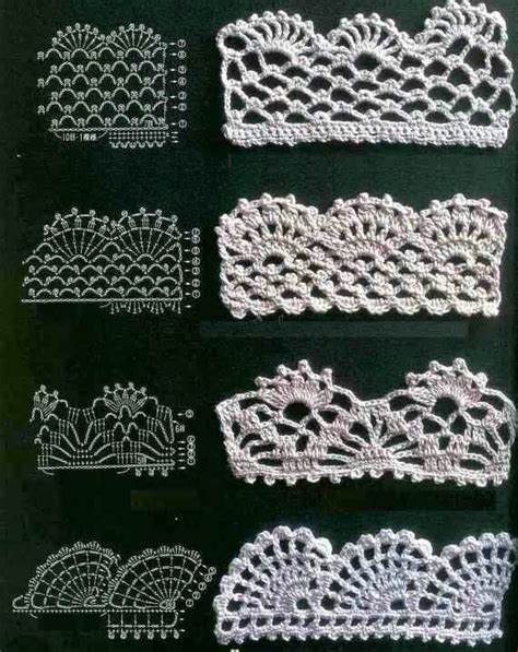 Colecsion | Crochet edging patterns, Crochet lace pattern, Crochet lace ...