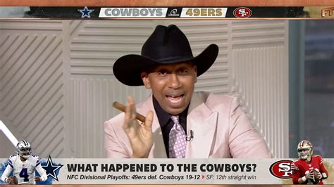 Stephen A. Smith is LOVING the Cowboys' playoff exit 😂 | Dallas Cowboys ...