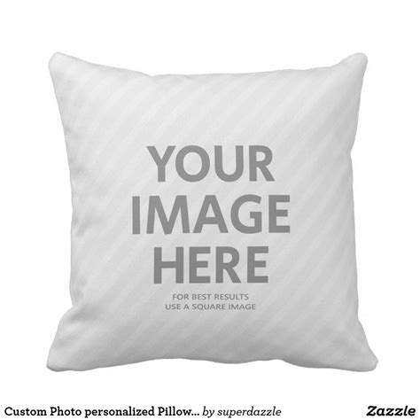 Custom Photo personalized Pillows Make Your Own | Zazzle.com | Personalized pillows, Custom ...