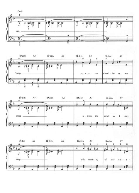 CARAVAN Duke Ellington Piano Sheet music | Easy Sheet Music