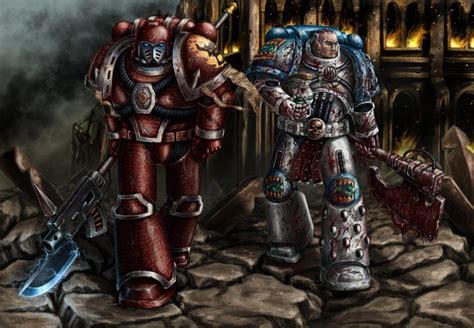 Argel Tal and Kharn | Warhammer 40k, Warhammer fantasy, Warhammer art