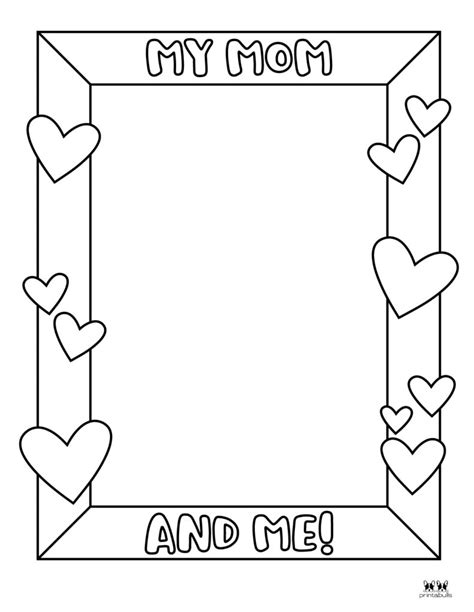 Mother's Day Coloring Pages - 50 FREE Printables - PrintaBulk