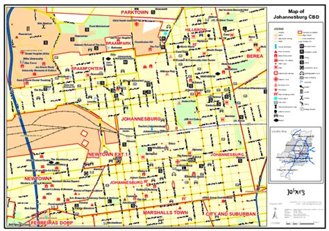 Johannesburg Map