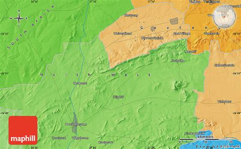 Political Map of Carletonville