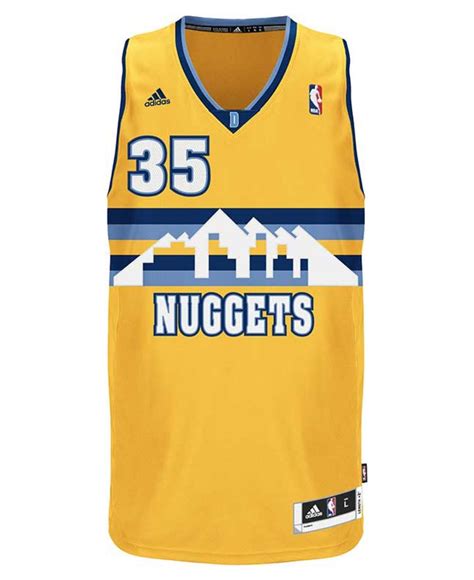 Adidas Men'S Denver Nuggets Kenneth Faried Jersey in Yellow for Men ...