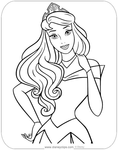 Color in Princess Aurora | Disney princess coloring pages, Sleeping beauty coloring pages ...