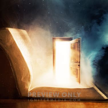 Open Doorway On An Open Bible - Stock Photos | Kevin Carden