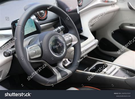 Shanghaichinajan14th 2022 Byd Auto Ev Interior Stock Photo 2107217237 ...