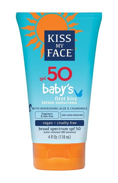 Kiss My Face Baby's First Kiss Mineral Sunscreen | Best Natural ...