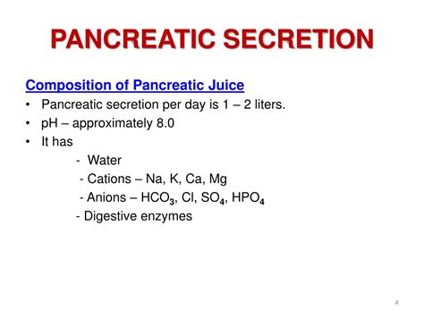 PPT - PANCREATIC SECRETION PowerPoint Presentation, free download - ID ...