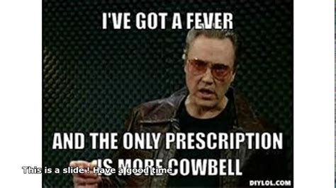 christopher walken more cowbell original snl skit - YouTube