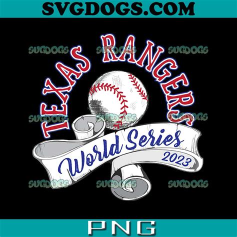 Texas Rangers World Series 2023 PNG