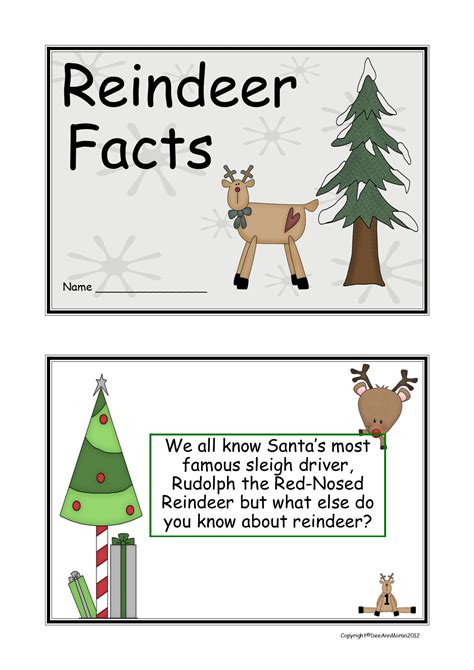 Reindeer Facts Mini Book Reading Comprehension | Made By Teachers