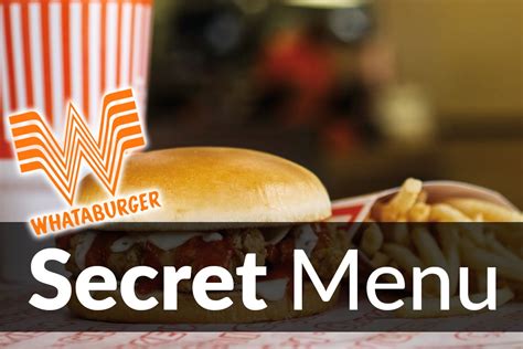 Whataburger Secret Menu Items Oct 2019 | SecretMenus