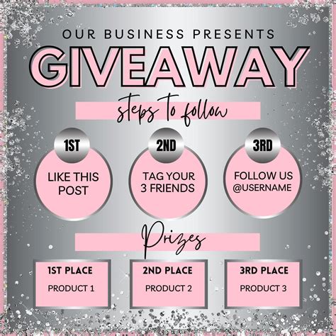 DIY Instagram Flyer Set Giveaway Flyer Orders Shipped Flyer | Etsy ...