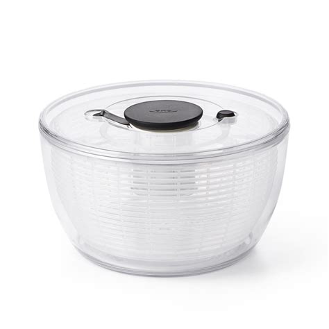 OXO Small Salad Spinner, Clear - Williams Sonoma Australia