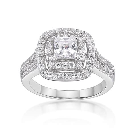 Brilliance Fine Jewelry - Brilliance Sterling Silver Simulated Diamond ...