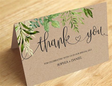 Wedding Thank-You Cards Examples - 13+ in PSD | AI | EPS Vector | Examples