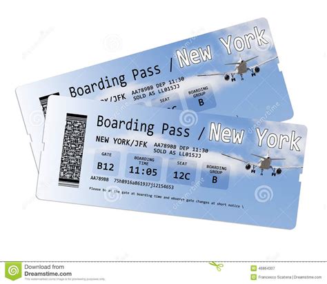 Plane tickets to New York | Plane tickets, Airline, Boarding pass