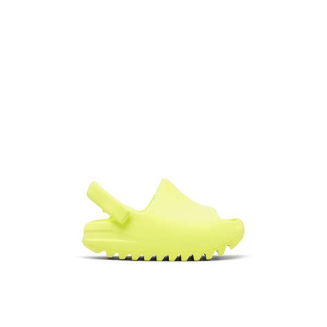 Yeezy Slide Glow Green Infants 2021 | GX6140 | Laced