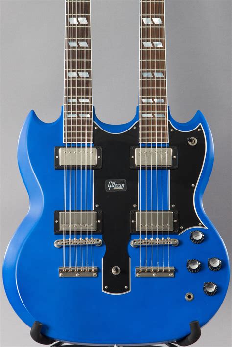 2018 Gibson Custom Shop EDS-1275 Sg Double Neck M2M Satin Blue Mist ...