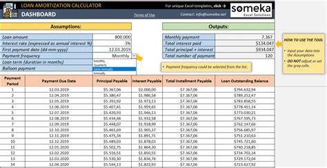 Daily Amortization Schedule Excel | Free Resume Templates