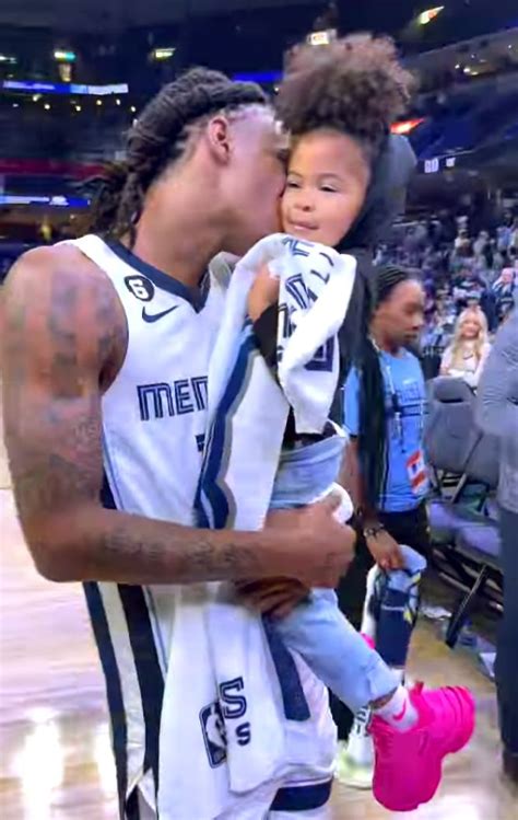 See Memphis Grizzlies' Ja Morant's Courtside Moment with Daughter Kaari