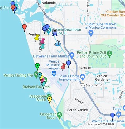 Large Detailed Map Of Venice Florida Ontheworldmap Co - vrogue.co