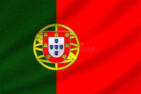 National flag of Portugal stock vector. Illustration of design - 119548607