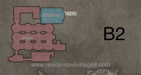 Map of Castle Dimitrescu – Resident Evil Village