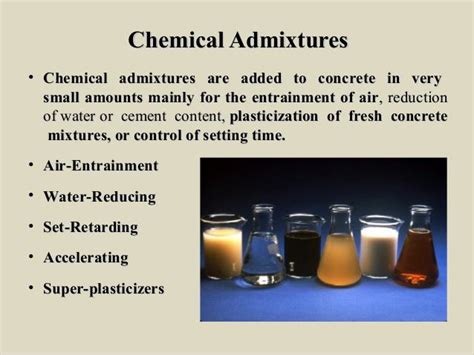 Admixtures in concrete | Civil4M