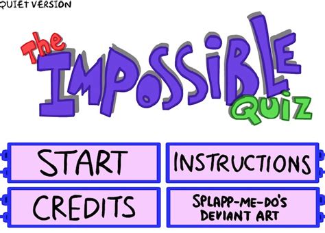 The impossible quiz - Unblocked Games