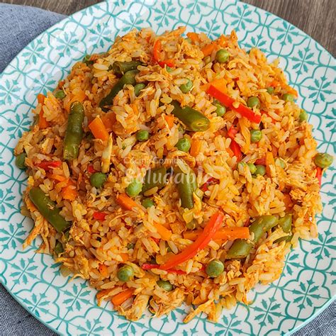 Arroz con pollo - Cocina Comida Saludable