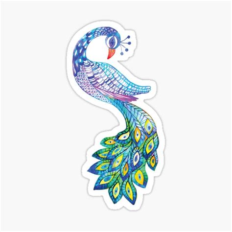 Peacock Stickers | Redbubble