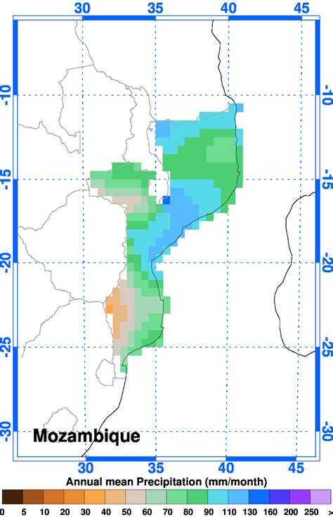 ClimGen Mozambique climate observations