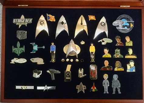 My Star Trek pin collection