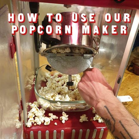 How to use our popcorn maker - SHARE Frome, A Library of Things