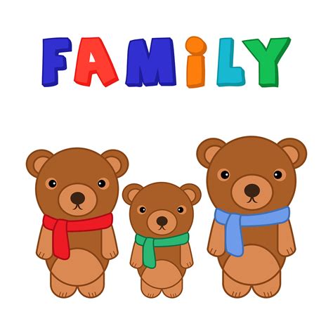 Download Family, Bear, Teddy. Royalty-Free Vector Graphic - Pixabay