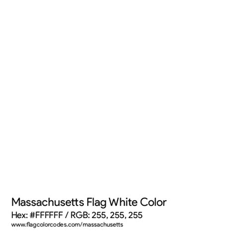 Massachusetts flag color codes