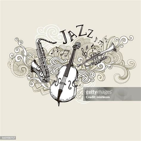 510 Jazz Instruments Drawing Stock Photos, High-Res Pictures, and Images - Getty Images