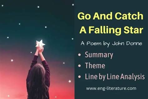 Go And Catch A Falling Star | Summary, Theme, Line by Line Analysis ...