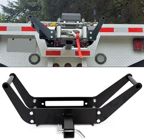 Amazon.com: 7BLACKSMITHS 10" x 4 1/2" Cradle Winch Mounting Plate Winch ...