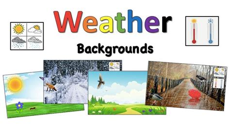 Free Activities, Learning Activities, Weather Theme, Scene Background, Green Screen Backgrounds ...