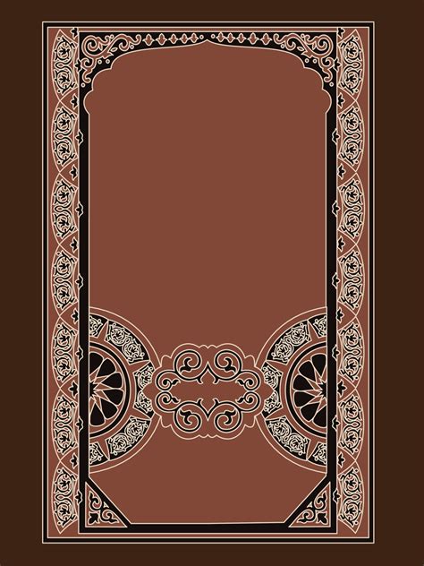 Islamic Book Cover Design al quran 23040715 Vector Art at Vecteezy