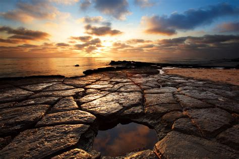 landscape, Rocks, Sea, Sunset Wallpapers HD / Desktop and Mobile Backgrounds