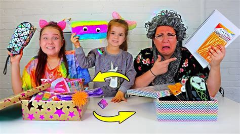 BACK TO SCHOOL SWITCH UP CHALLENGE w/ Granny & Ruby and Bonnie | tony's ...